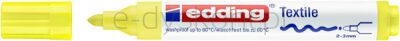 Edding Marker tekstylny e-4500 2-3 mm, żółty neonowy [BIURO]