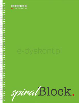 Office Products Kołonotatnik A4, w kratkę, 80 kart., 70gsm
