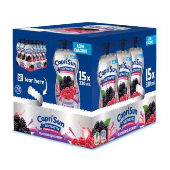 Napój Capri Sun Hydro Raspberry Blackberry 330 ml