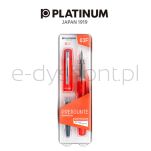 Platinum Pióro Wieczne Prefounte Vermilion Orange, F, W Plastikowym Opakowaniu, Na Blistrze, Pomarańczowe  - 3