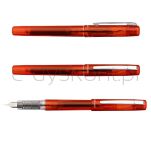 Platinum Pióro Wieczne Prefounte Vermilion Orange, F, W Plastikowym Opakowaniu, Na Blistrze, Pomarańczowe  - 4