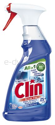 Clin Płyn do mycia szyb Multifrace, pompka, 500ml