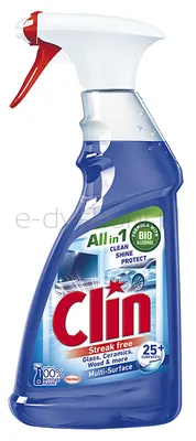 Clin Płyn do mycia szyb Multifrace, pompka, 500ml