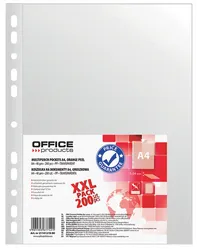 Office Products Koszulki na dokumenty PP, A4, groszkowe, 40mikr., 200szt. 
