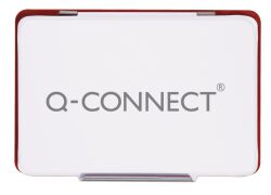 Q-Connect Poduszka Do Stempli Z Tuszem, 110X70Mm, Metalowa, Czerwona