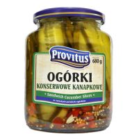 Provitus Ogórki Konserwowe Kanapkowe 680G