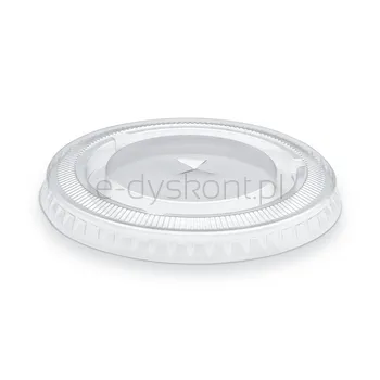 Guillin przykrywki PET wypukłe z otworem na słomkę do kubków 78MM - 50 SZT