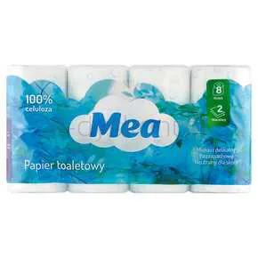 Papier Toaletowy Mea Classic Biały Z Nadr 2W 8 Szt. Mw Dobry Wybór