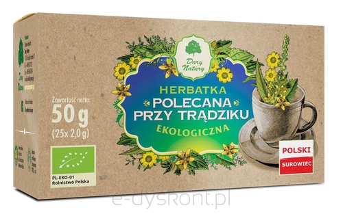 Herbatka Polecana Przy Trądziku Bio (25 X 2 G) 50 G - Dary Natury [BIO]