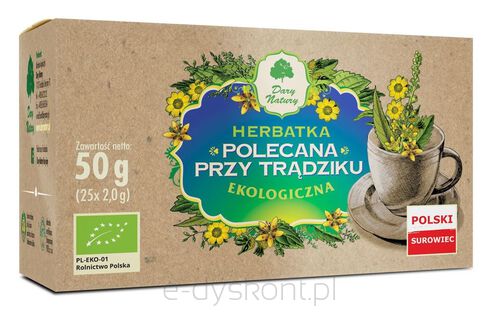 Herbatka Polecana Przy Trądziku Bio (25 X 2 G) 50 G - Dary Natury [BIO]