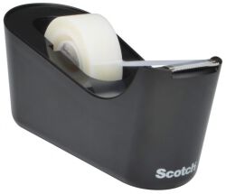 Scotch Dyspenser Do Taśm (C-18B), W Zestawie Taśma Magic 19Mmx33M, Czarny