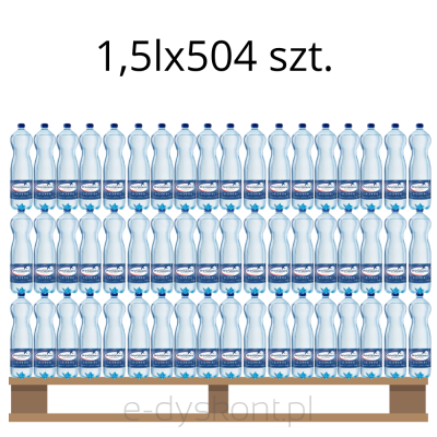 Primavera Woda Źródlana gazowana pet 1,5l <br>(Paleta 504 szt.)