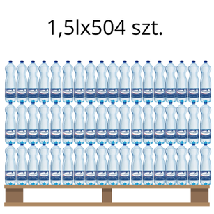 Primavera Woda Źródlana gazowana pet 1,5l <br>(Paleta 504 szt.)