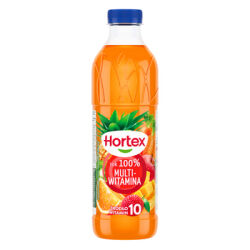 Hortex Multiwitamina Sok 100%. Źródło 10 witamin butelka aPet 1 l  SK