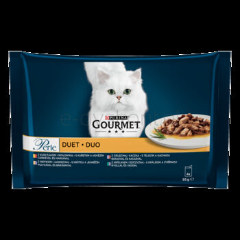 Gourmet Perle Duet Mięsny 4x85g