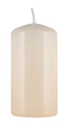 Świeca słupek DONAU HOME Standard Gloss, 50x100mm, kremowy