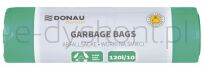 Donau Home Worki na śmieci do segregacji, szkło (LDPE), 120l, 10 szt., zielone - 2