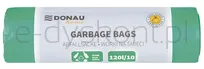 Worki na śmieci DONAU HOME, do segregacji, szkło (LDPE), 120l, 10 szt., zielone - 2