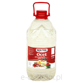 Ocet spirytusowy 10% Rolnik 5 l <br>(Paleta 120 szt.)