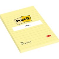 Post-It Karteczki samoprzylepne w linię (660), 102x152mm, 1x100 kart., żółte [BIURO]