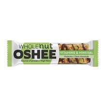Oshee Wholenut Bar Pistachio Dark Chocolate 40G