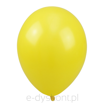 Balony Pastel Żółty 50 Sztuk