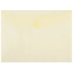 Donau Teczka kopertowa zatrzask, PP, A4, 180mikr., żółta