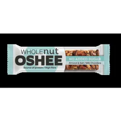 Oshee Wholenut Bar Nut &Amp; Salt Milk Chocolate 40G