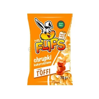 Chrupki Kukurydziane Flips O Sm.Toffi 70 G Sante