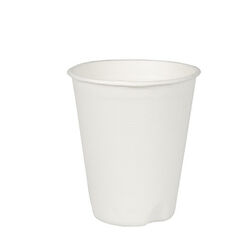 Kubeczki z trzciny cukrowej "pure" 0,2 l Ř 8 cm · 9,1 cm kolor: biały do gorących napojów 40 szt.