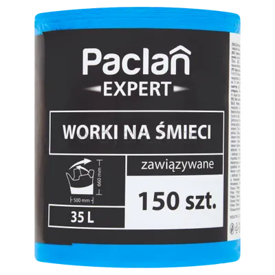 Paclan Expert Worki Na Śmieci Wiązane 35L 150 Szt.