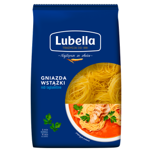 Lubella Makaron Gniazda Wstążki 400 G