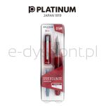 Platinum Pióro wieczne Prefounte Crimson Red, M, W Plastikowym Opakowaniu, Na Blistrze, Bordowe - 4