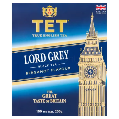 Tet Lord Grey Black Tea 100 Torebek X 2G