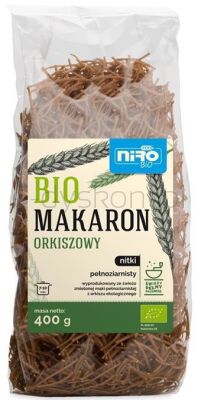 Niro Makaron Orkiszowy Nitki 400 G Bio