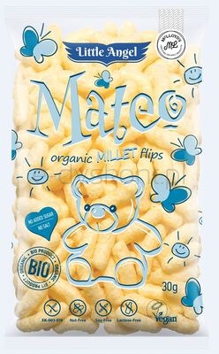 Chrupki kukurydziano-jaglane Mateo od 7 miesiąca BEZGL. BIO 30 g