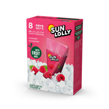 Sun lolly lody wodne do zamrażania w domu malina 480 ml