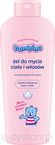 Nivea Bambino Żel Do Mycia Ciała I Włosów 2W1 400 Ml