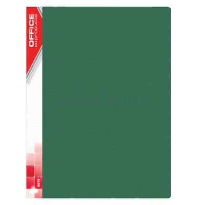 Office Products Teczka ofertowa PP, A4, 520mikr., 10 koszulek, zielona 