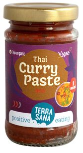 Pasta Tajska Czerwone Curry Bio 120 G - Terrasana [BIO]