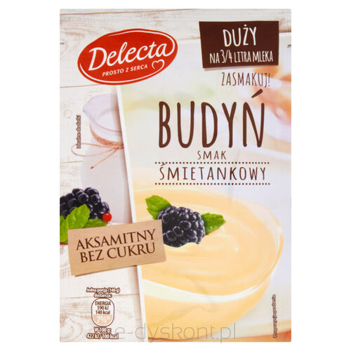 Delecta Budyń Smak Śmietankowy 64G 