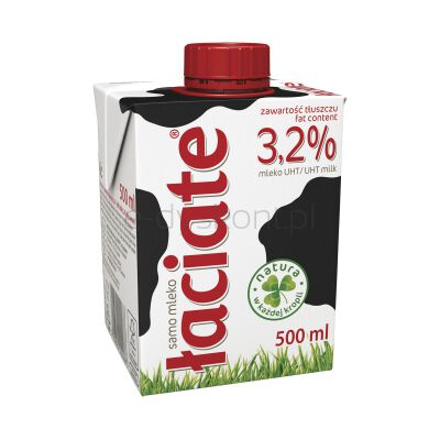 Łaciate Mleko 3,2%, 0,5 l