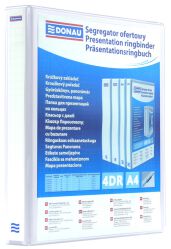 Donau Segregator ofertowy PP, A4/4RD/25, biały 