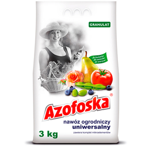 Nawóz Ogrodniczy Uniwersalny Azofoska Granulat 3Kg Worek