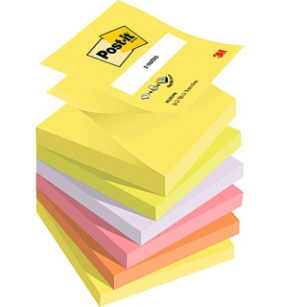 Bloczek Samoprzylepny Post-It Z-Notes (R330-Nr), 76X76Mm, 6X100 Kart., Neonowy