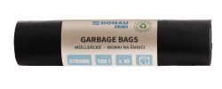 Donau ECO Worki na śmieci mocne (LDPE), 120l, 10 szt., czarne