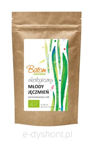 Sok Z Młodego Jęczmienia Sproszkowany Bio 100 G - Batom [BIO]