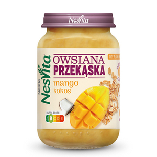 NESVITA Owsiana Przekąska Mango Kokos 190g