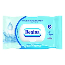 Regina Papier Nawilżany Ultra Sensitive 42 Sztuki