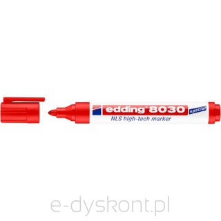 Marker permanentny przemysłowy e-8030 EDDING, 1,5-3mm, czerwony